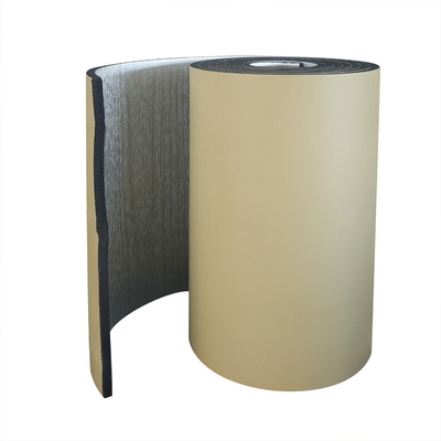 สายดัดตัวเอง XPE HVAC Insulation Foam Laminated Silver Aluminum Foil สําหรับการปรับระบายน้ํา