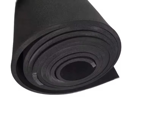 ยางฉนวนโฟมเซลล์ปิด PVC NBR ความหนาแน่นสูงในม้วนและแผ่น