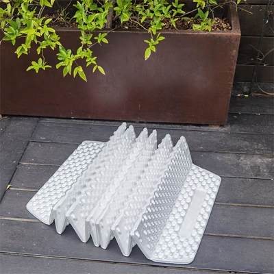 น้ําหนัก 99 กรัม หม้อนอนผสมผสม ultralight Pearl White ประหยัดพื้นที่ PE Foam Mat