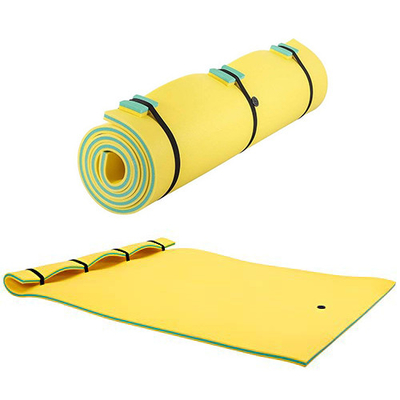 สีที่กําหนดเอง สระว่ายน้ํา แปดฟอง ทนต่อน้ําฝน Oasis Floating Mat สําหรับเรือ