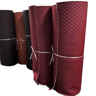 พีวีซี ซินথেติก เอ็มบรอยเดอร์ ผิวหนังที่ผูกไว้ในผ้าใบ คันพื้น Mat Roll Material Backing Customized