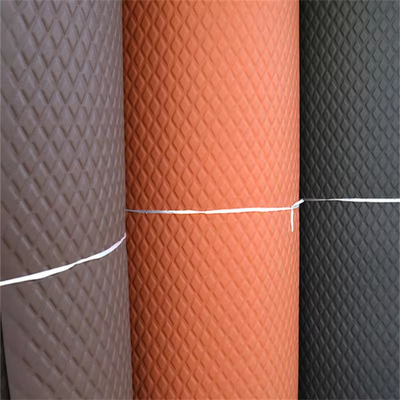 เครื่องขีดผ้า PVC สีเทียมผิวหนังประดิษฐ์ด้วยสปอง สําหรับปิดเก้าอี้รถ