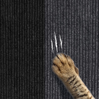 แผ่นกันลื่นแมวกันลื่นแบบมีกาวในตัวตัดได้สำหรับการป้องกันข้างเตียง