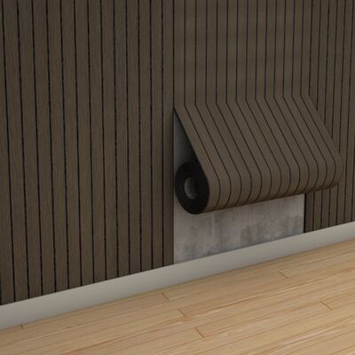 การป้องกันพีวีซีทนไฟวอลล์เปเปอร์แผงผนังไม้ที่มีความยืดหยุ่นสำหรับตกแต่งบ้าน