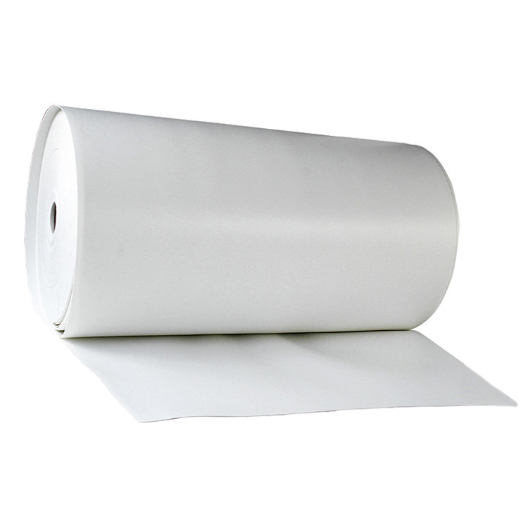 0.8 มิลลิเมตร 1 มิลลิเมตร White Cross Linked Polyethylene Foam Roll สําหรับเทปฟอง IXPE