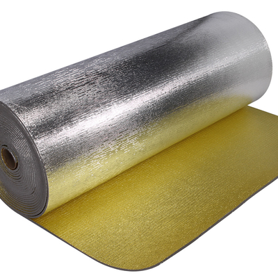วัสดุกันน้ํา XPE Foam Roll ดู๊บซายด์ อลูมิเนียมฟอยล์พื้นผนัง
