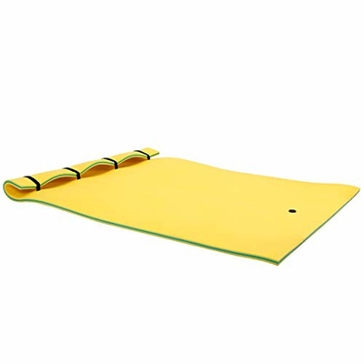 สีที่กําหนดเอง สระว่ายน้ํา แปดฟอง ทนต่อน้ําฝน Oasis Floating Mat สําหรับเรือ